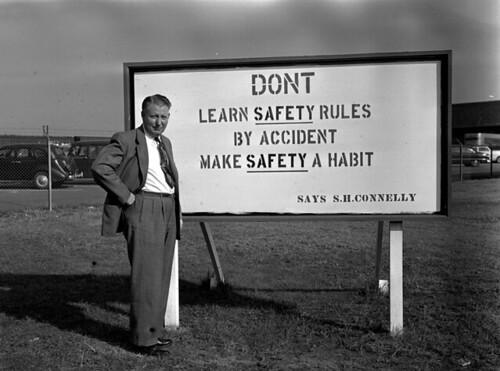 Syd Connelly and winning safety slogan
