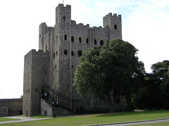 Battlefields Trust trips to Rochester Castle and the Medway crossing point in the Battle of the Medway.