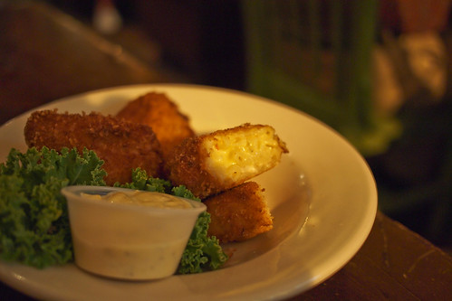 Fried Macaroni & Cheese @ front street brewery
