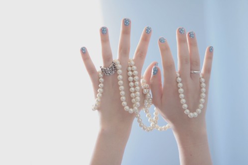 256/365 wrapped in pearls