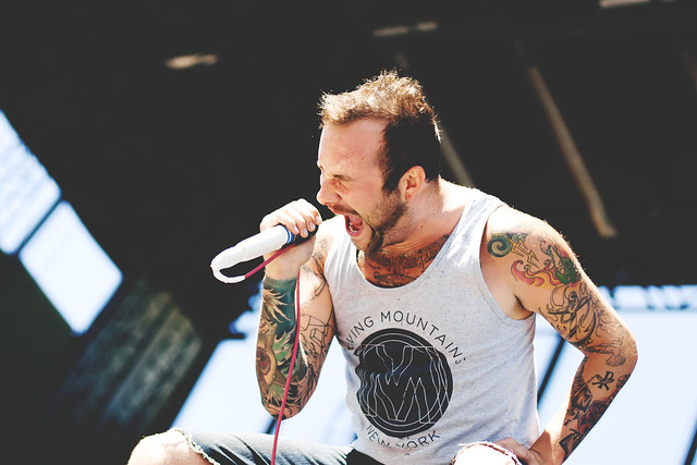 Jake Luhrs of August Burns Red Vans Warped Tour 2011 The Gorge WA