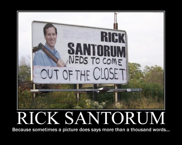 RICK SANTORUM Motivational Poster | Flickr - Photo Sharing!