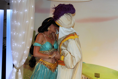 Meeting Aladdin and Jasmine