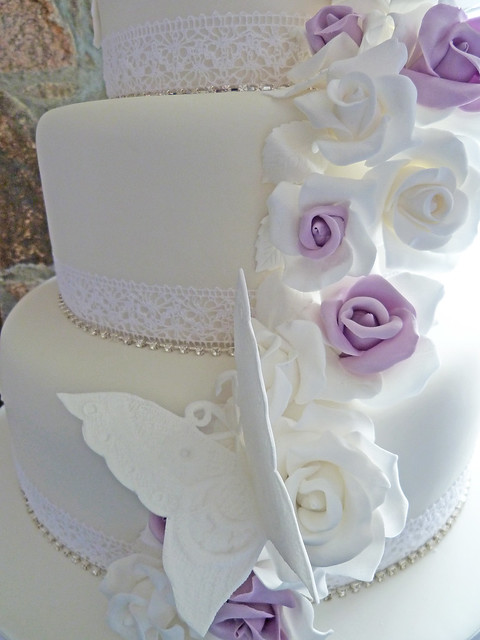 purple and silver wedding theme