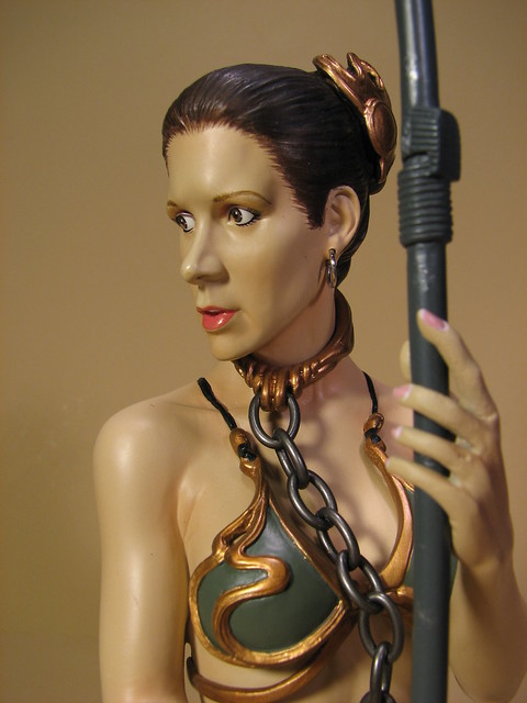 Princess Leia Organa as Jabba's Slave mini bust by Gentle Giant