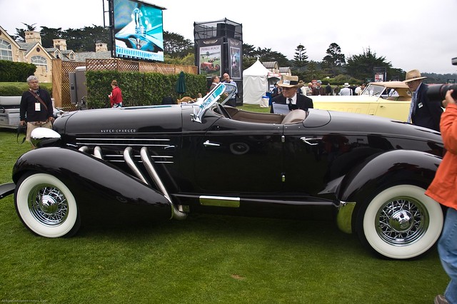 1936 Auburn 852 Supercharged Speedster Pebble Beach Concours d'Elegance