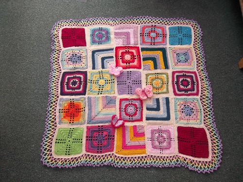 Thanks to everyone that has sent in Squares for this Blanket. I love them all! Name please Ladies?
