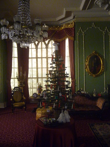 English Drawing Room with Tree