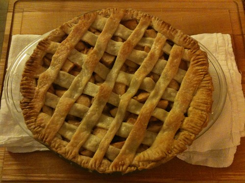 Apple pie I baked for Thanksgiving Day