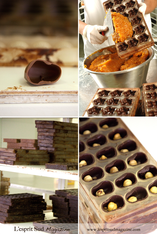 Chocolate moulding techniques - Puyricard Workshop