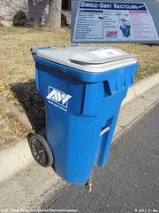 Allied Waste Recycling Cart