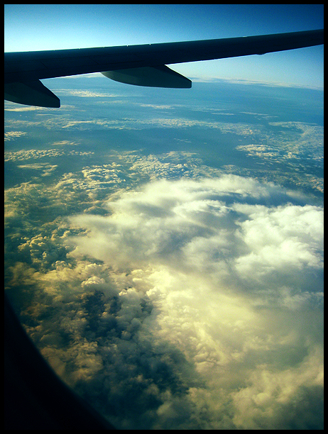 clouds from plane