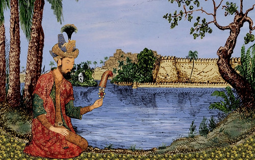 MUGHAL EMPEROR HUMAYUN DURING THE SIEGE OF THE BUKKUR FORT, SIND (PAKISTAN) IN 1541 AD