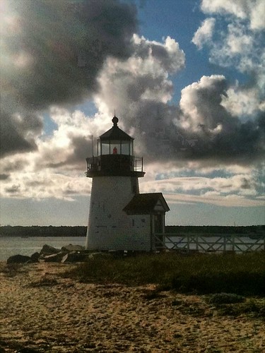 Brant Point Lighthouse, Nantucket by Ron Gunzburger