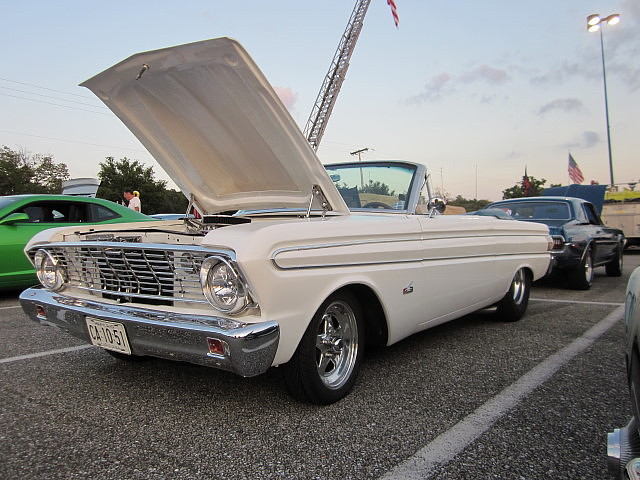 1964 Ford Falcon Convertible Lost in the 50s Patriotic Show and Cruise 