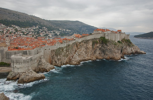Dubrovnik viewed from atop Fort Lovrijenac