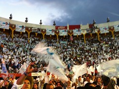 Nueva Alianza rally in Morelia