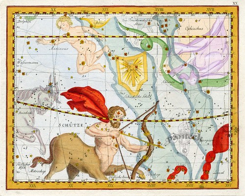 018-Sagitario-Atlas Coelestis 1795-John Flamsteed-Panteek