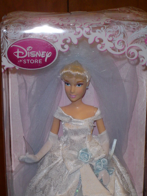 Disney Once Upon a Wedding Cinderella Doll New In Box Closeup Front View