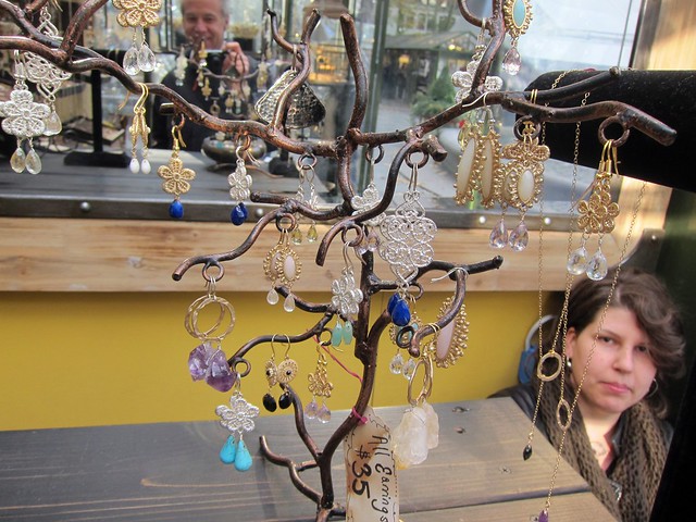 Bryant Park Holiday Shops Jessica DeCarlo earring tree