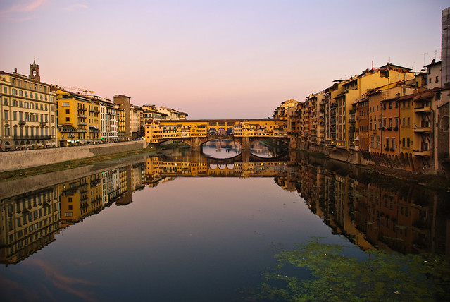 Panoramique du Ponte Vecchio