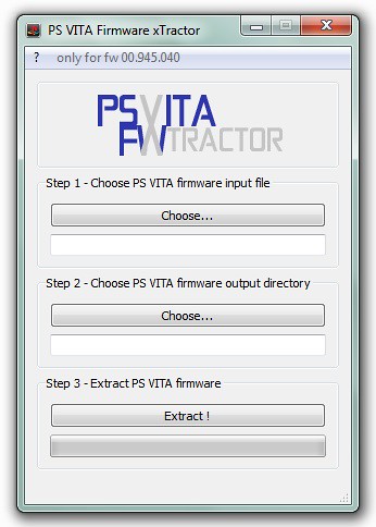 PS Vita Firmware xTractor