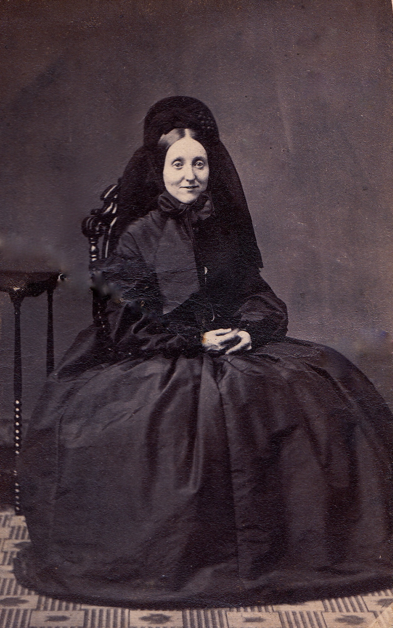 Helen Wisner Muller, Albumen Carte de Visite, Circa 1861 | Flickr