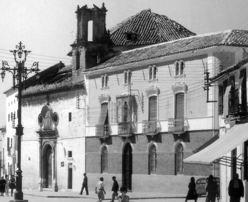 Palacete de la Familia Funes, junto a San Juan de Dios, hoy desaparecidas.