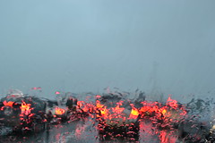 Driving home through the rain