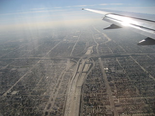 City of freeways, traffic, and smog