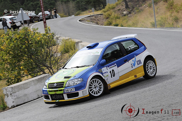 "Jose Maria Zapata, fiat punto kit car, campeonato de andalucia de rallys 2011"