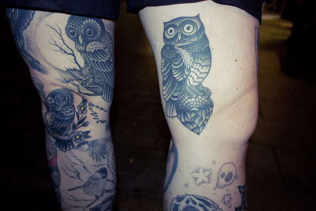 Owl Tattoos more on skinkedblogspotcom