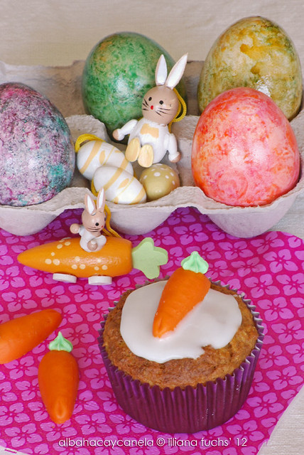 Easter carrot muffins