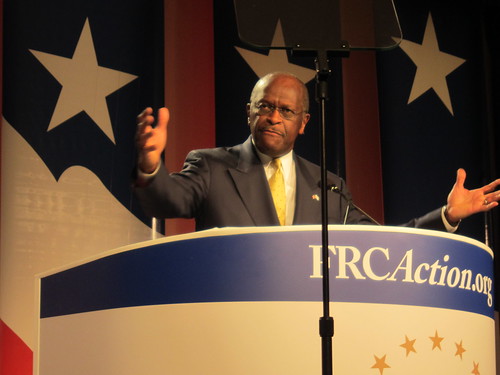 Herman Cain Speaks At Values Voter Summit