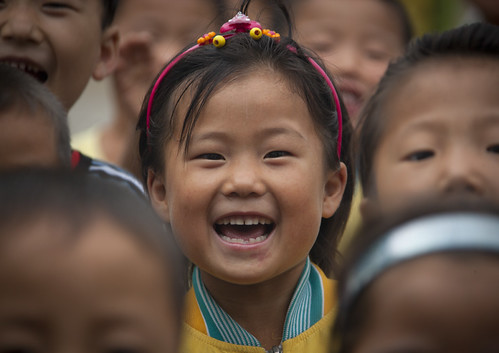 Kids in Hamhung school - North Korea
