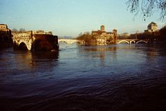 Flood of the river Tiber