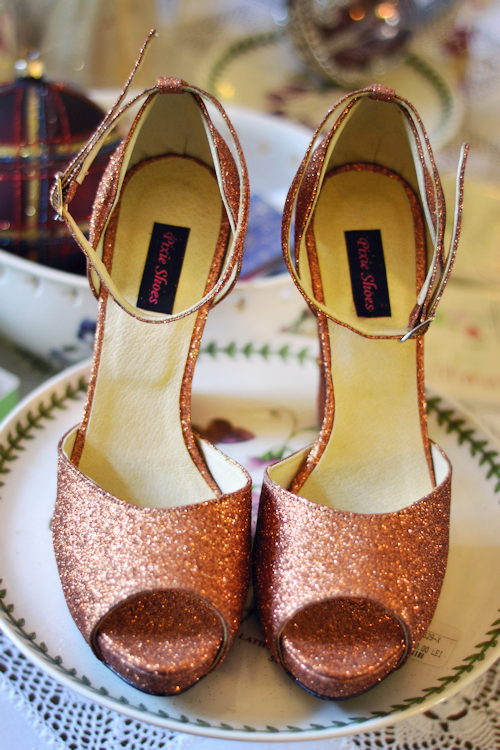 glitter pixie shoes