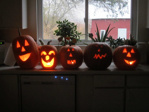 Ended up Carving 5 Pumpkins