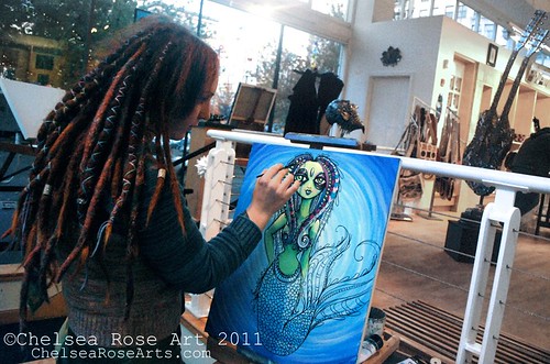 Painting Demo in the Annex