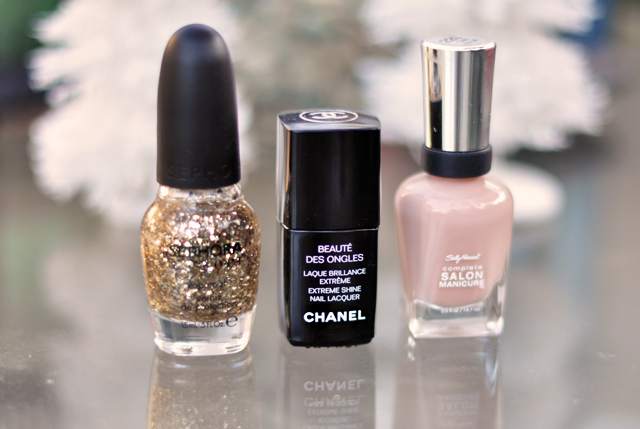 You may remember it from my nude nails with {Martha Stewart} glitter tips