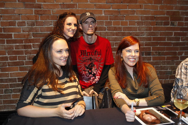 Ghost Hunters Kris Williams and Amy Bruni with Pittsburgh fans kris williams