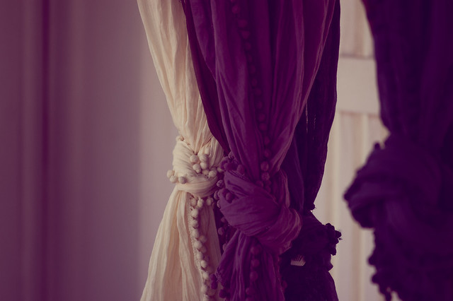 "And the silken sad uncertain rustling of each purple curtain  Thrilled me"