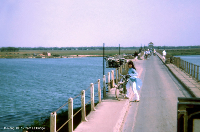 Đà Nẵng 1967 - Cầu Cẩm Lệ trên QL1 đi vào ĐN