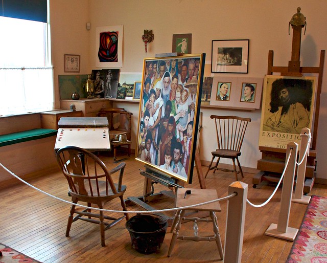 Norman Rockwell's Studio