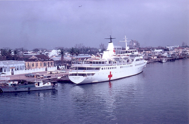 Hospital Ship Repose in Da Nang 1967