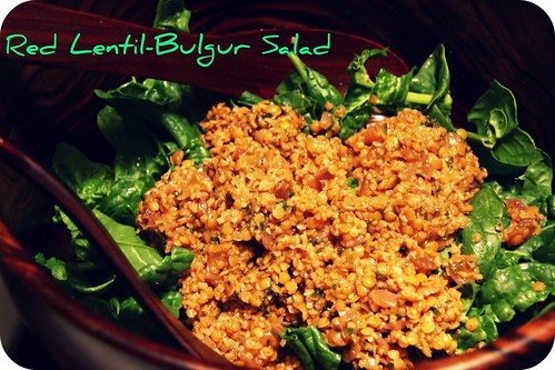 Red Lentil-Bulgur Salad