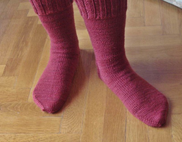 cranberry socks