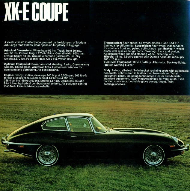 1970 Jaguar XKE Coupe