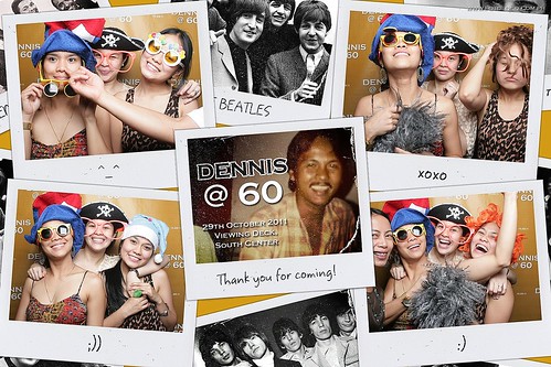 Fotoloco photo booth photos Dennis 60th Birthday South Center Tower 