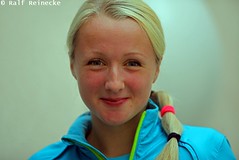 Diana Marcinkevica - Latvian tennis player in Ismaning